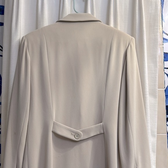 Women’s Jackie Jon New York Cream Colored Polyester Blend Jacket Blazer Size 12 - Picture 8 of 10